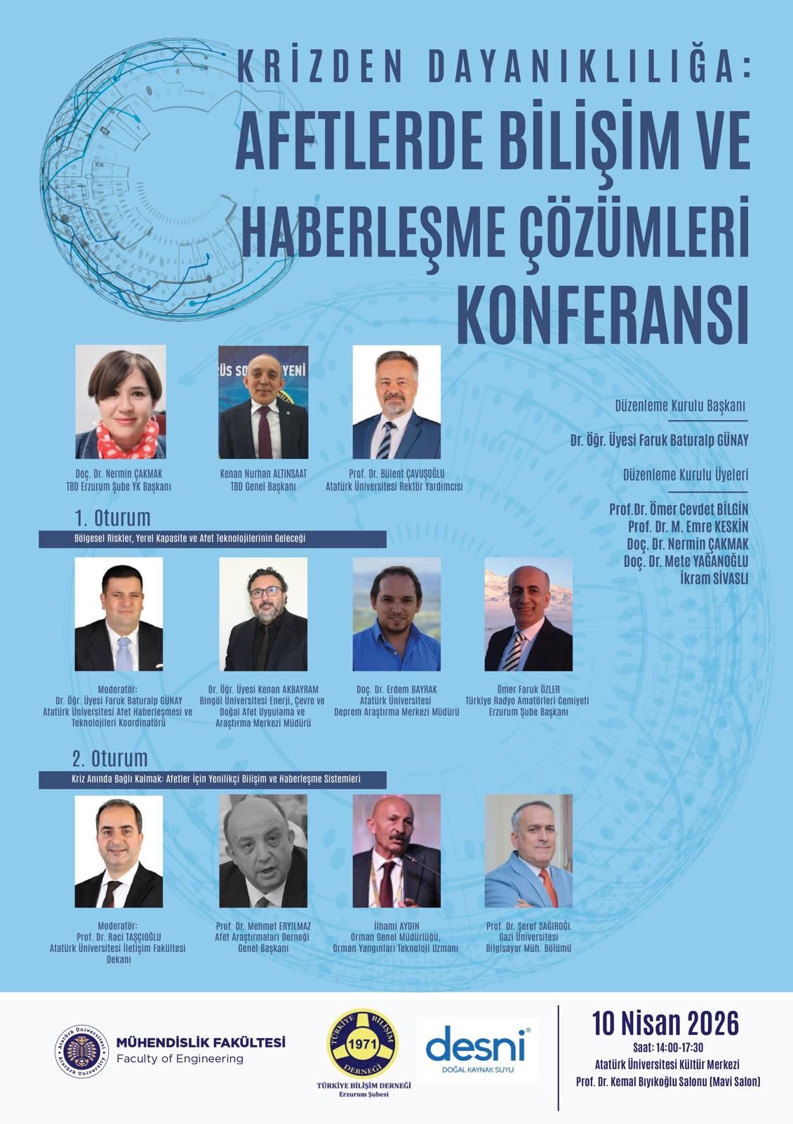 Afetlerde Bilişim ve Haberleşme Çözümleri Konferansı